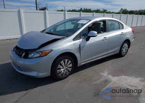 2012 Honda Civic Lx from USA, damaged, VIN 19XFB2F55CE072729